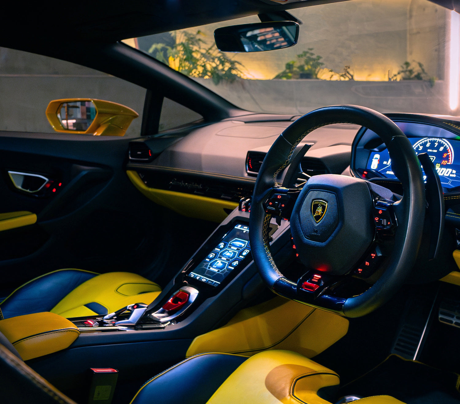 Lamborghini Dashboard View