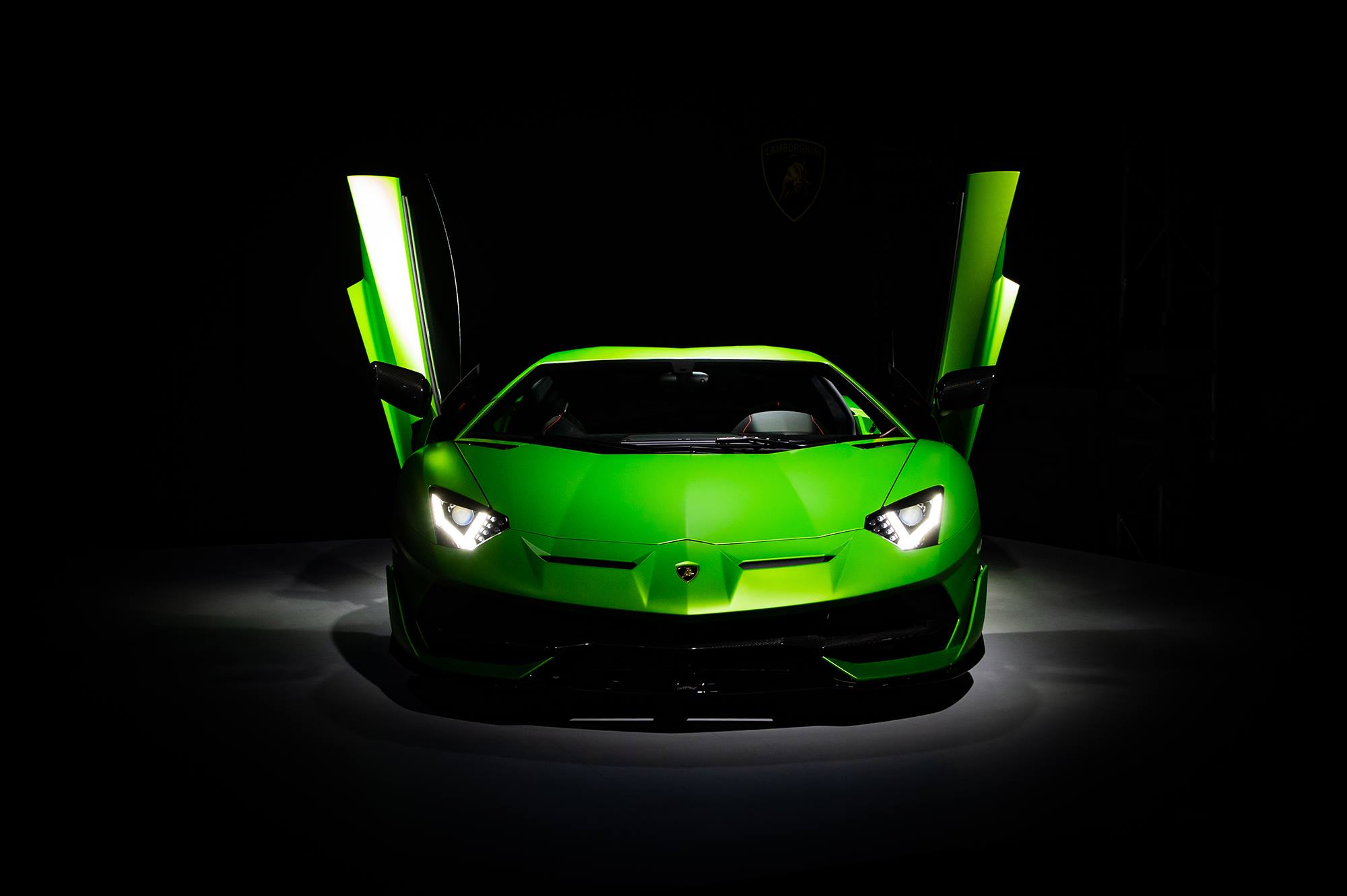 Green Lamborghini